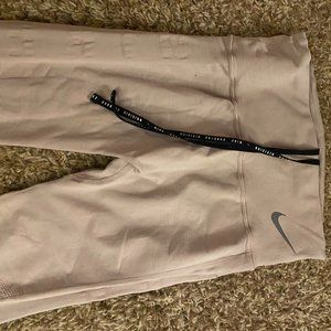 Pale Pink Nike Athletic Leggings